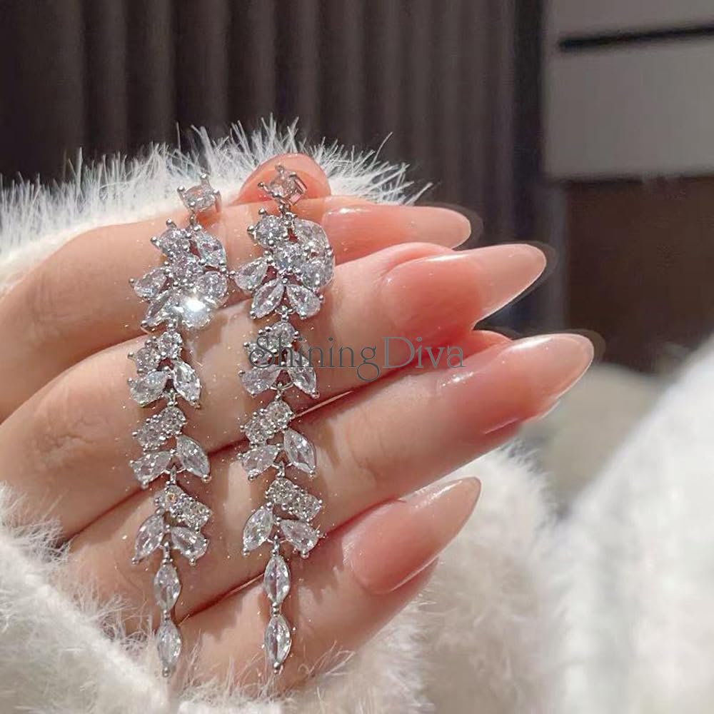 Shining Diva Fashion Latest Stylish Earrings for Women and Girls (14993er) Valentine Gift for Girlfriend