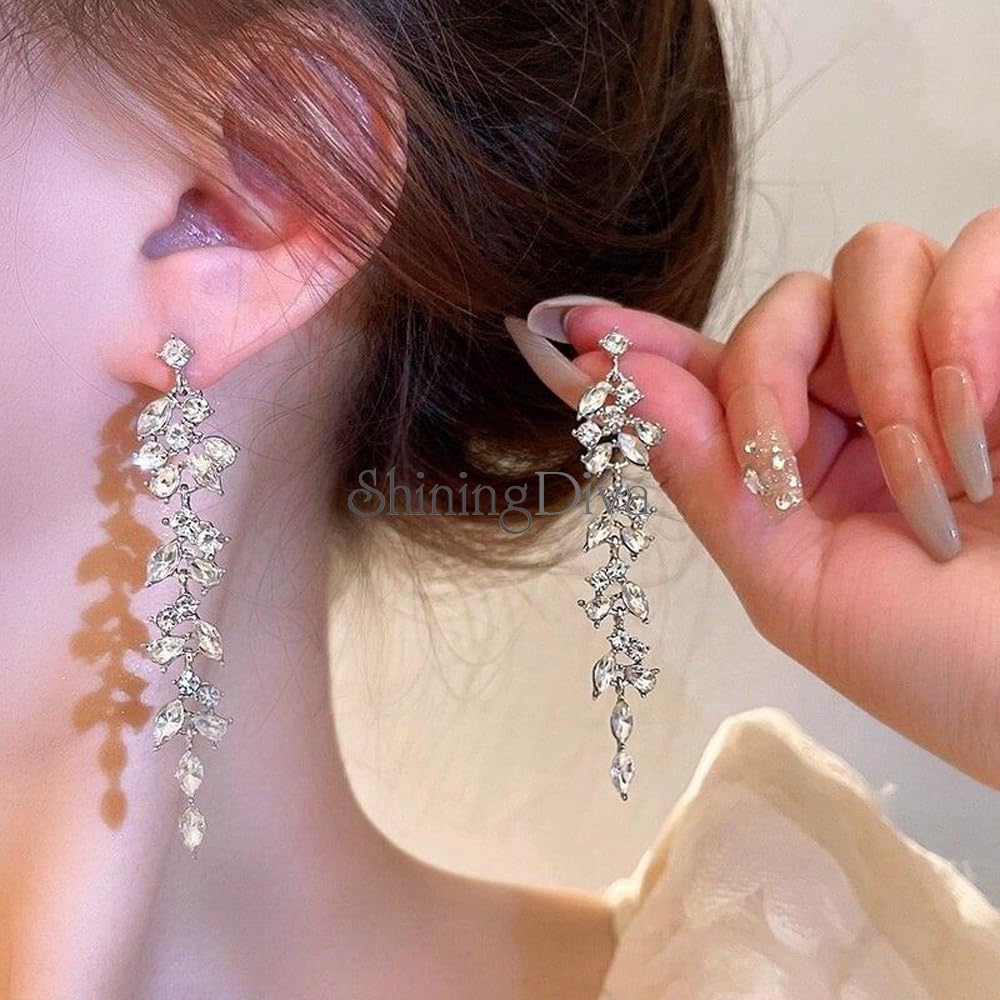 Shining Diva Fashion Latest Stylish Earrings for Women and Girls (14993er) Valentine Gift for Girlfriend