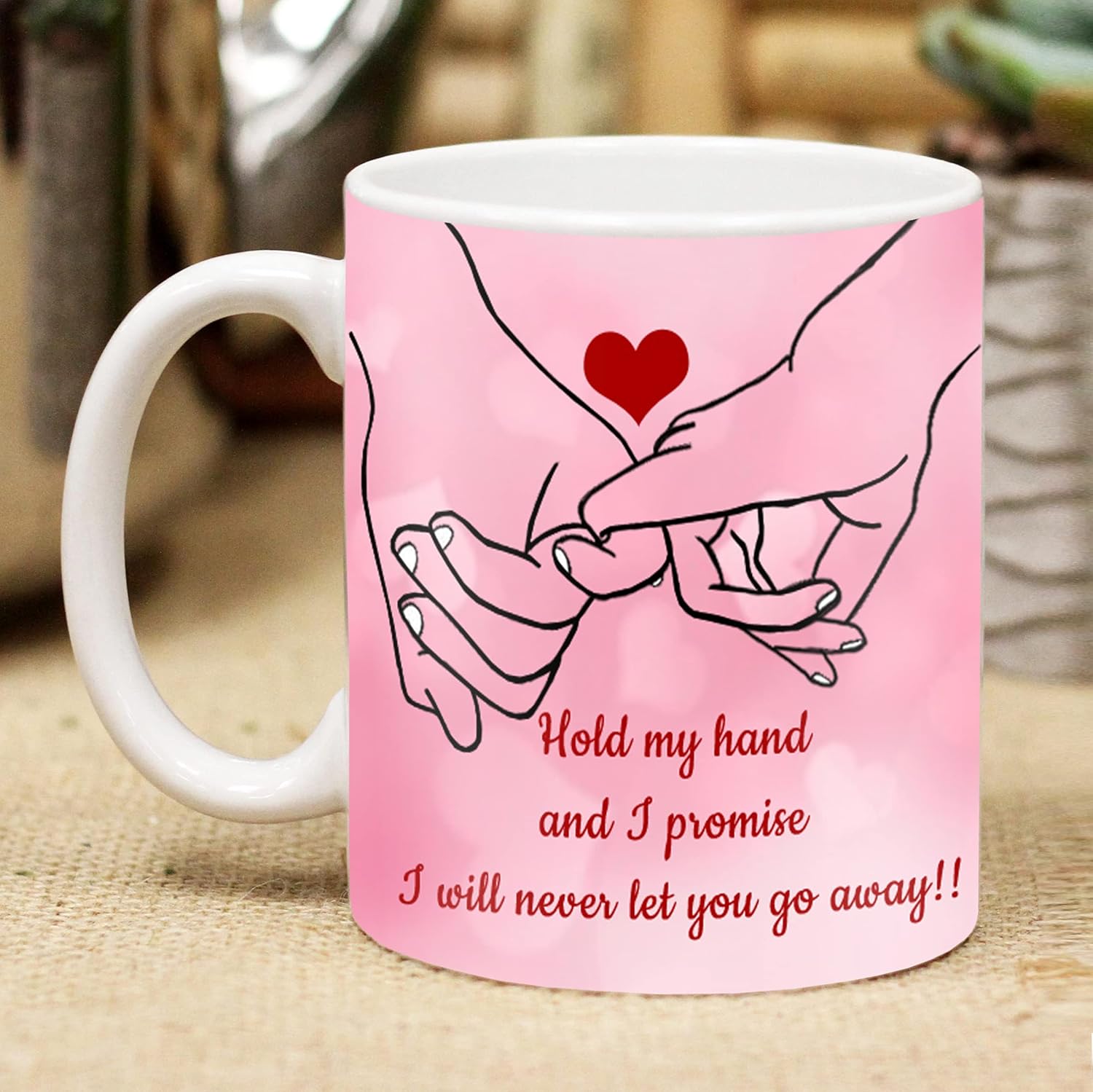 Midiron Romantic Gift For Wife/Girlfriend/Husband/Boyfriend/Lover Valentine Gift For Wife Chocolate Gift For Valentine'S Day,Birthday,Anniversary Cushion-12 * 12 Inch&Mug-325 Ml,0.4 Grams